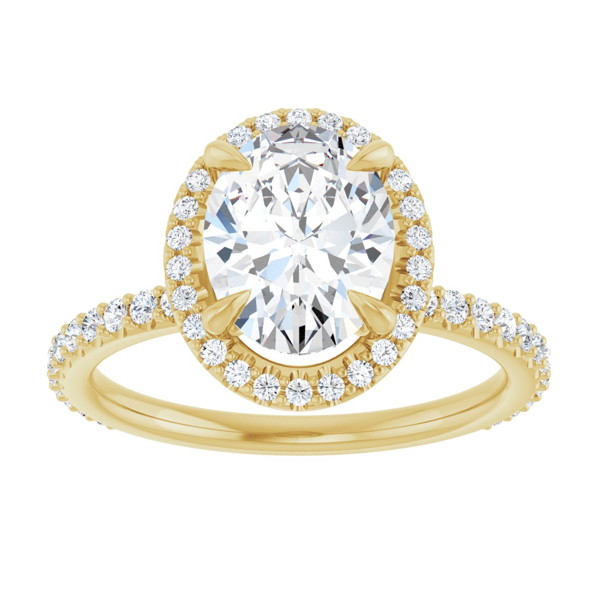 Halo-Style Engagement Ring