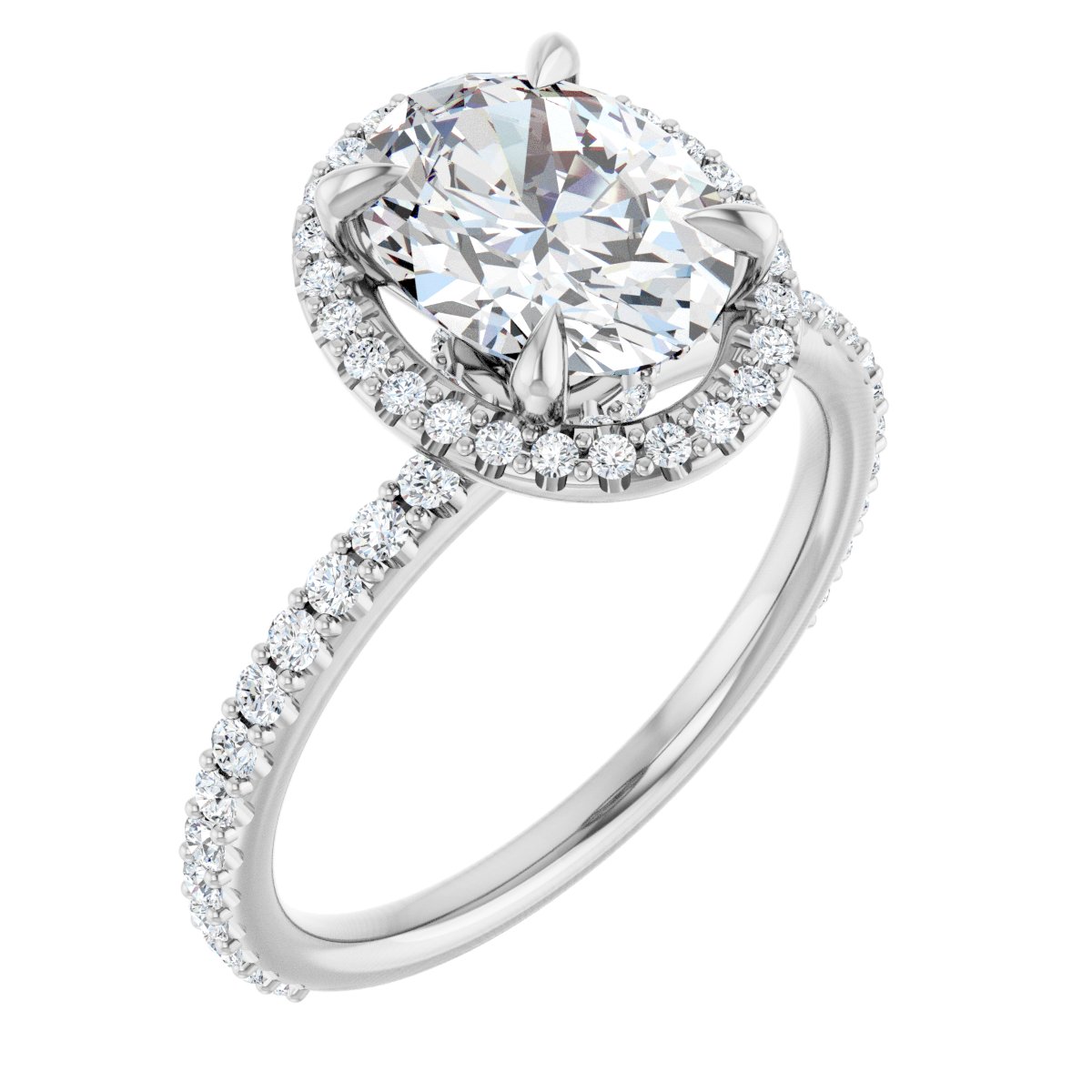 Halo-Style Engagement Ring