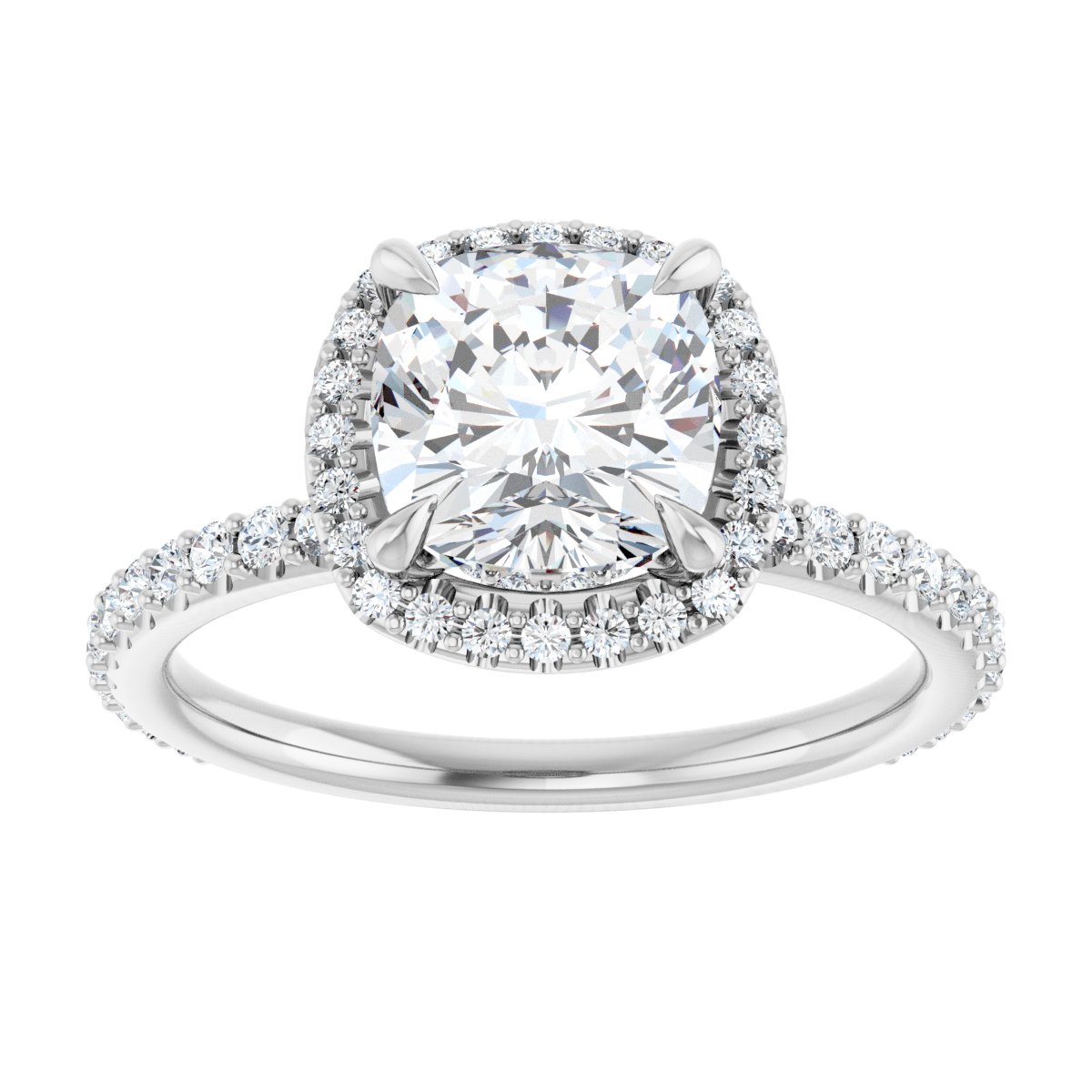 Halo-Style Engagement Ring