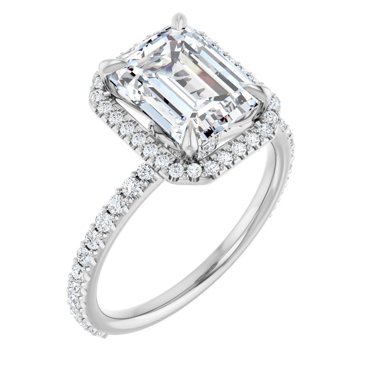 Halo-Style Engagement Ring