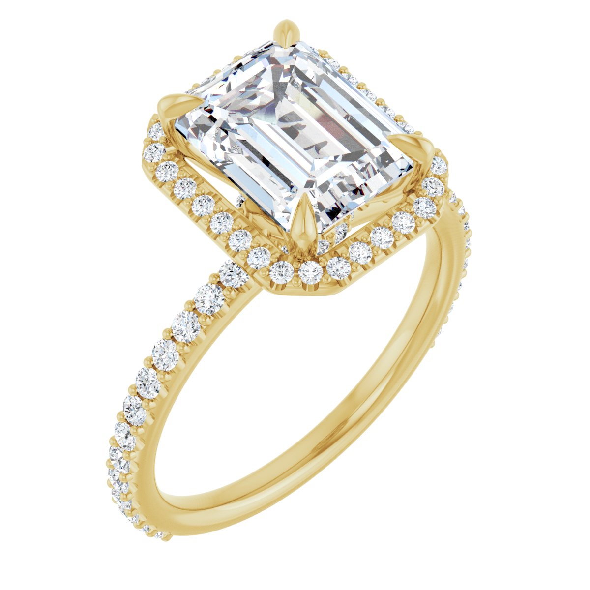 Halo-Style Engagement Ring