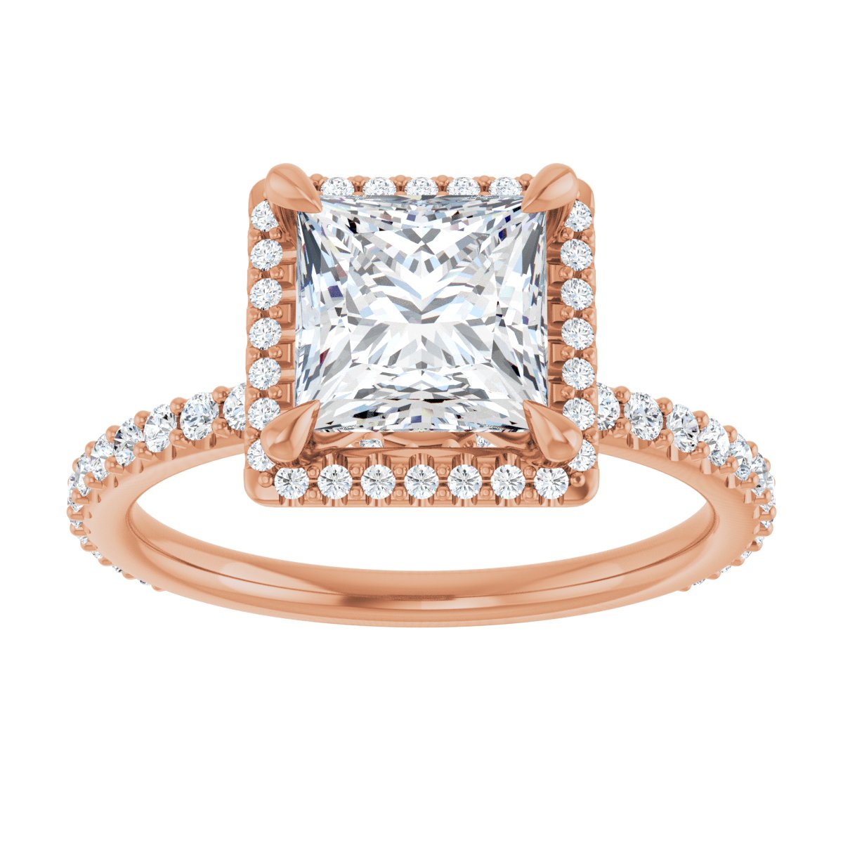 Halo-Style Engagement Ring