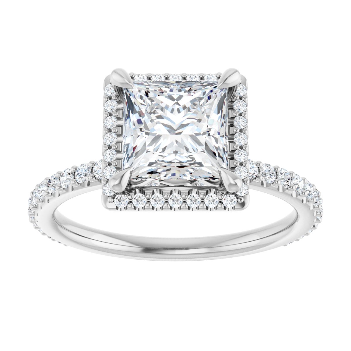 Halo-Style Engagement Ring