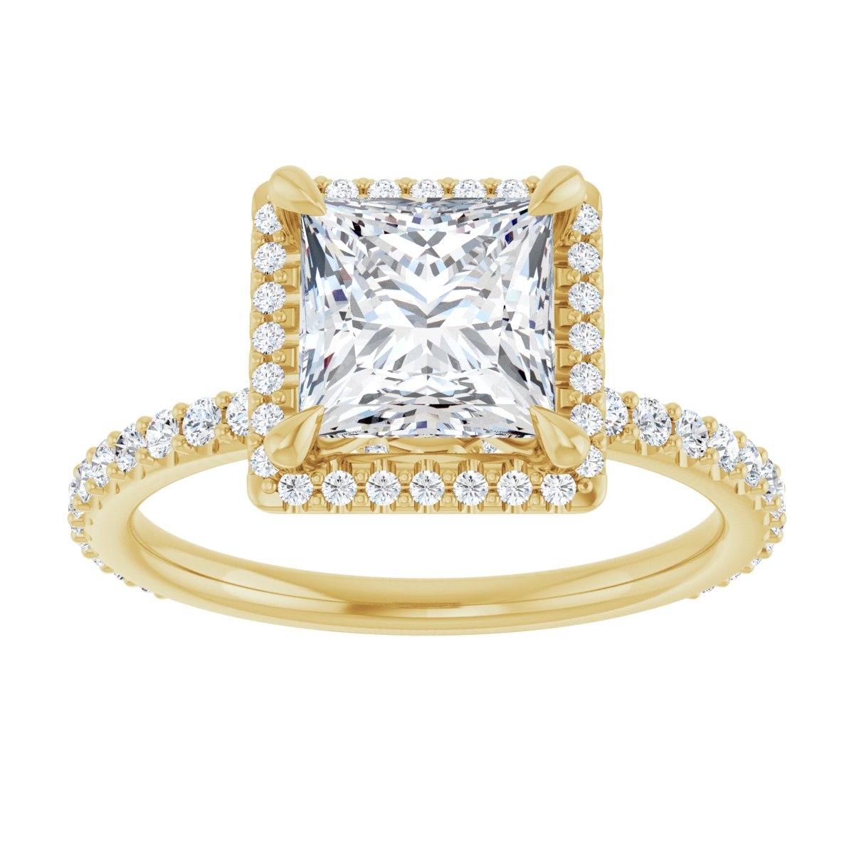 Halo-Style Engagement Ring