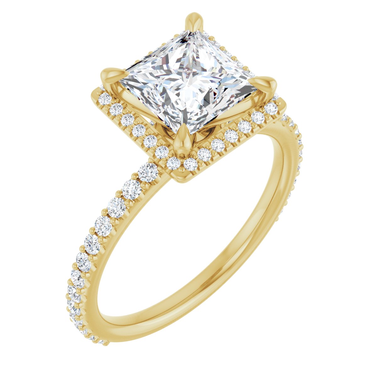 Halo-Style Engagement Ring