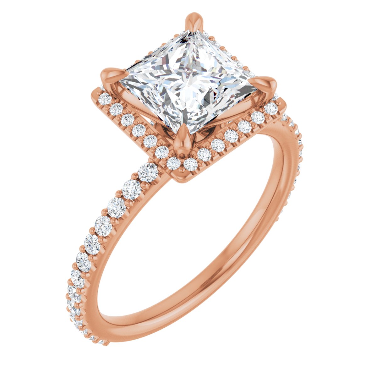 Halo-Style Engagement Ring