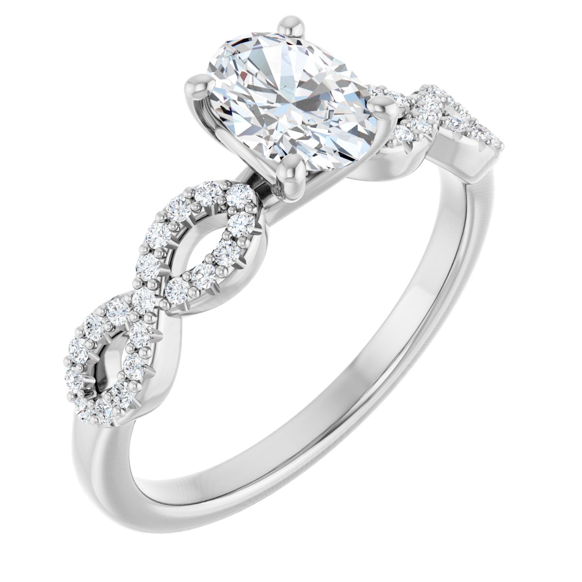 Accented Engagement Ring