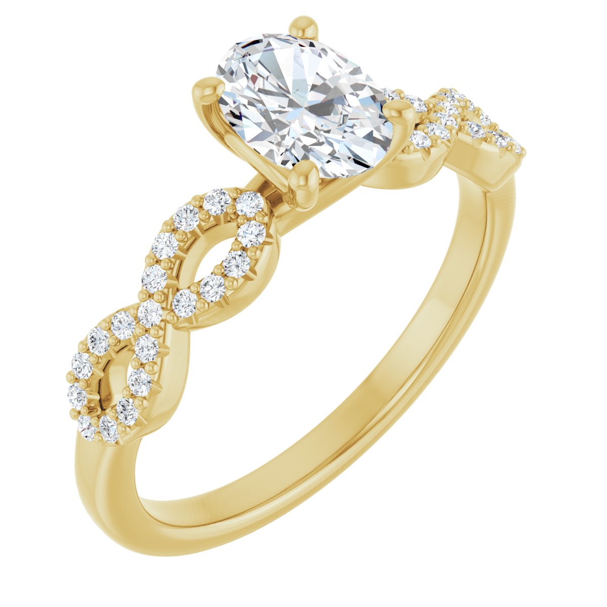 Accented Engagement Ring