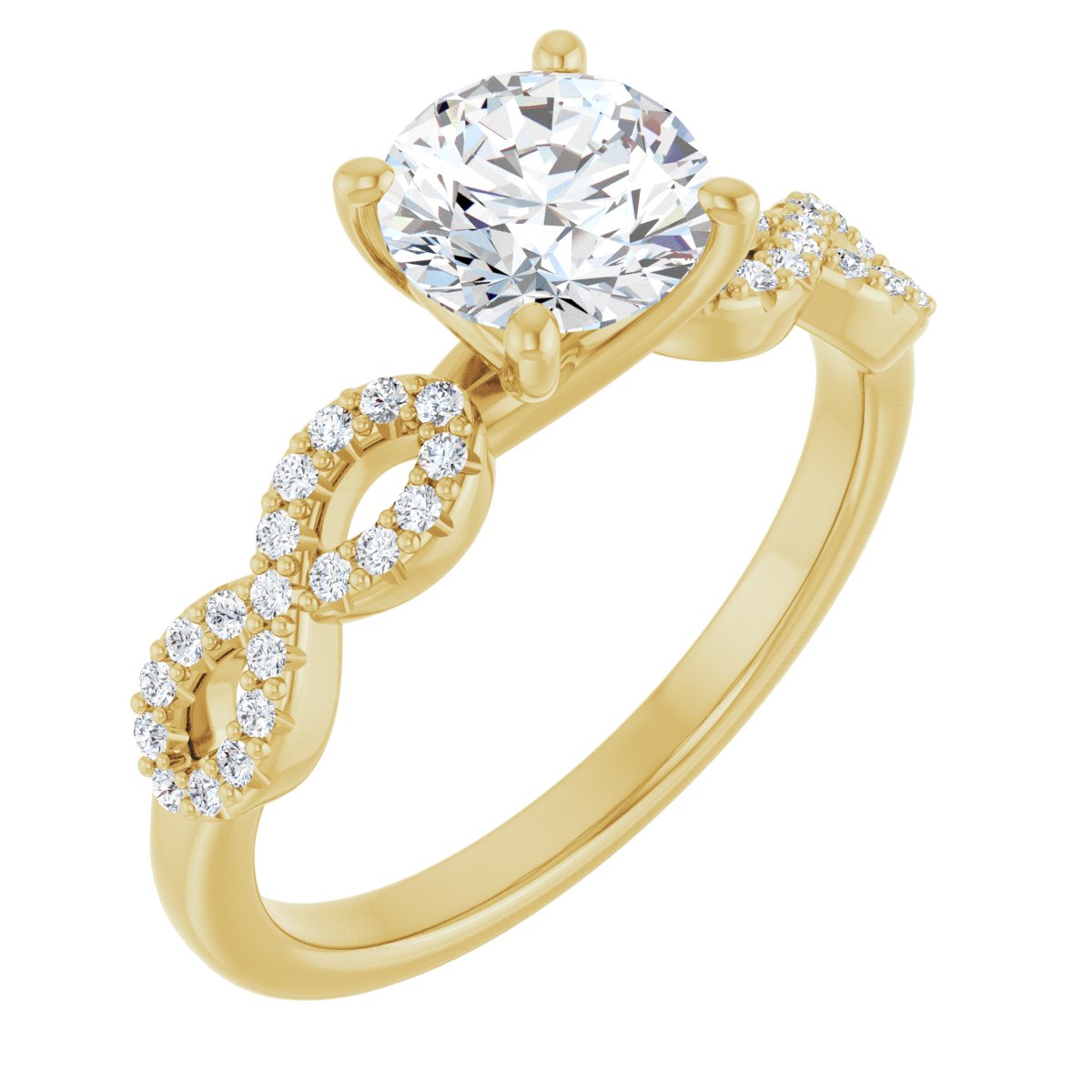Accented Engagement Ring