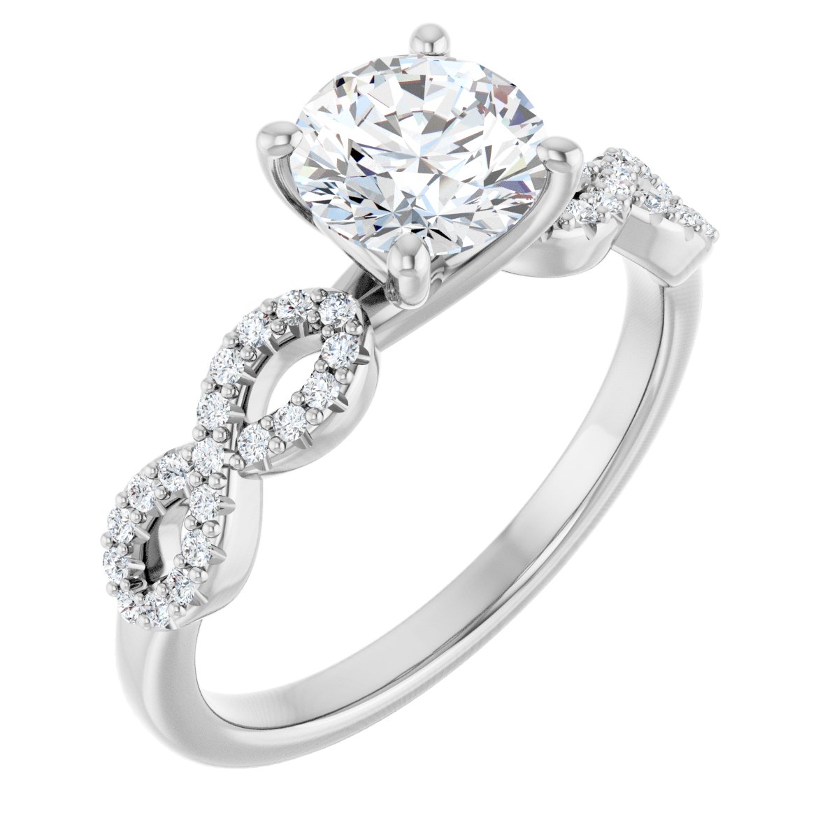 Accented Engagement Ring