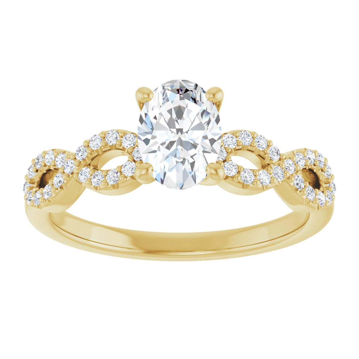 Accented Engagement Ring
