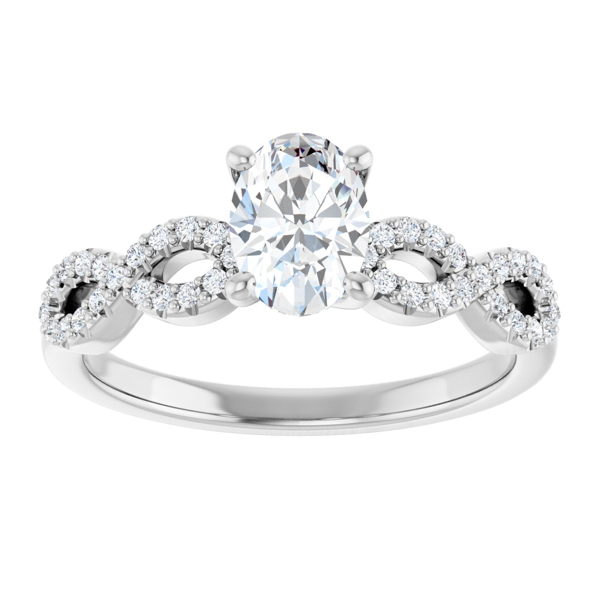Accented Engagement Ring