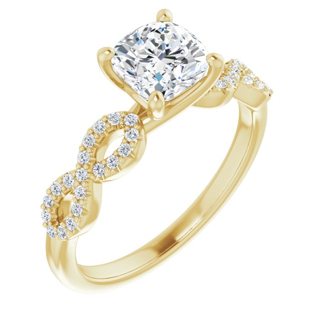 Accented Engagement Ring