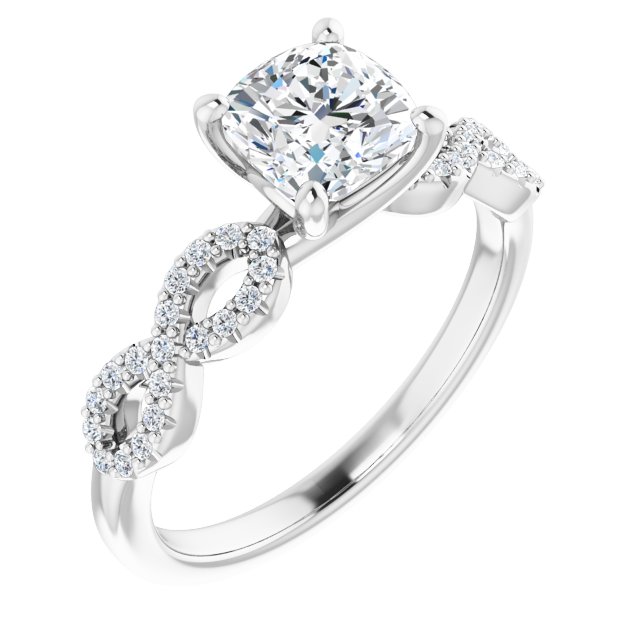 Accented Engagement Ring