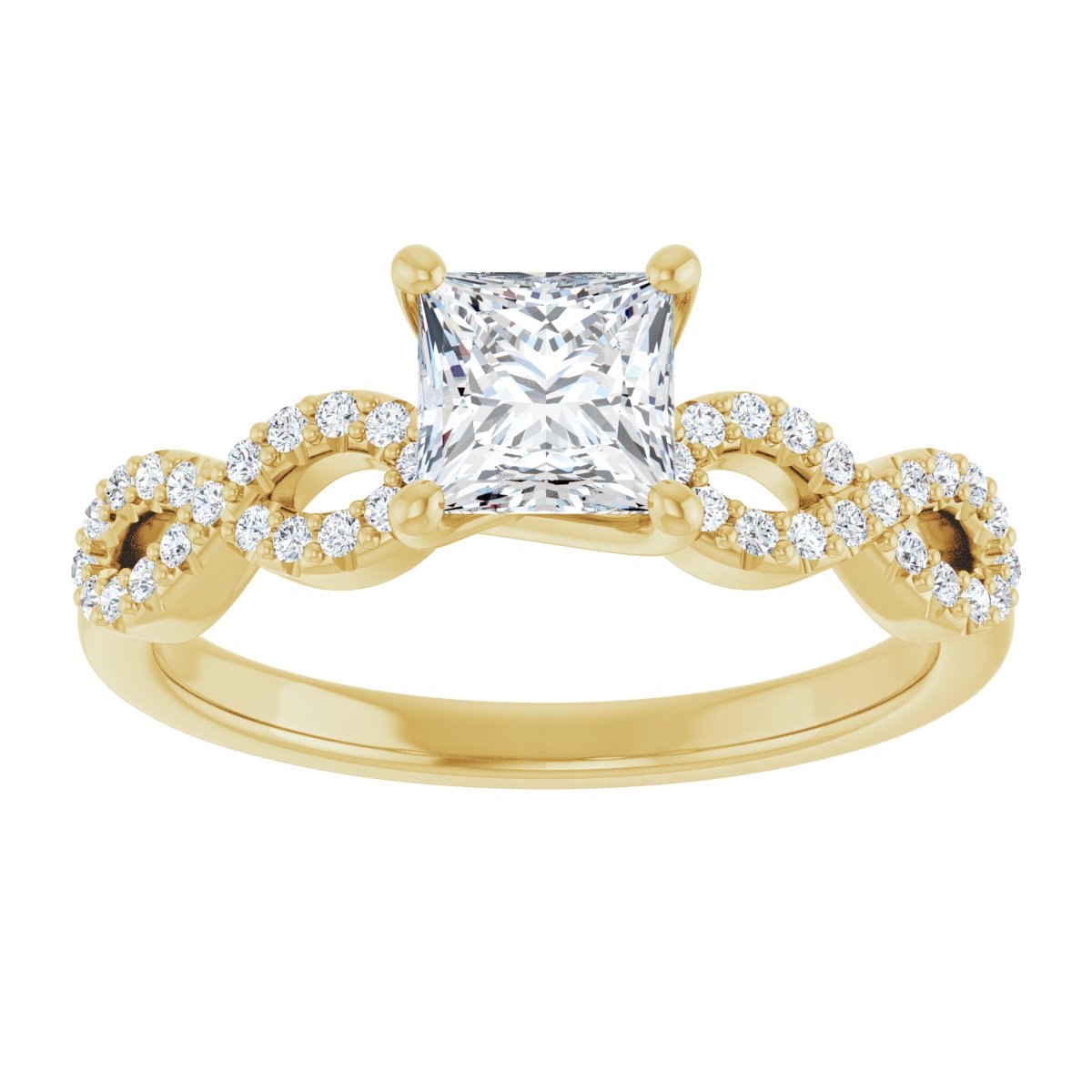 Accented Engagement Ring