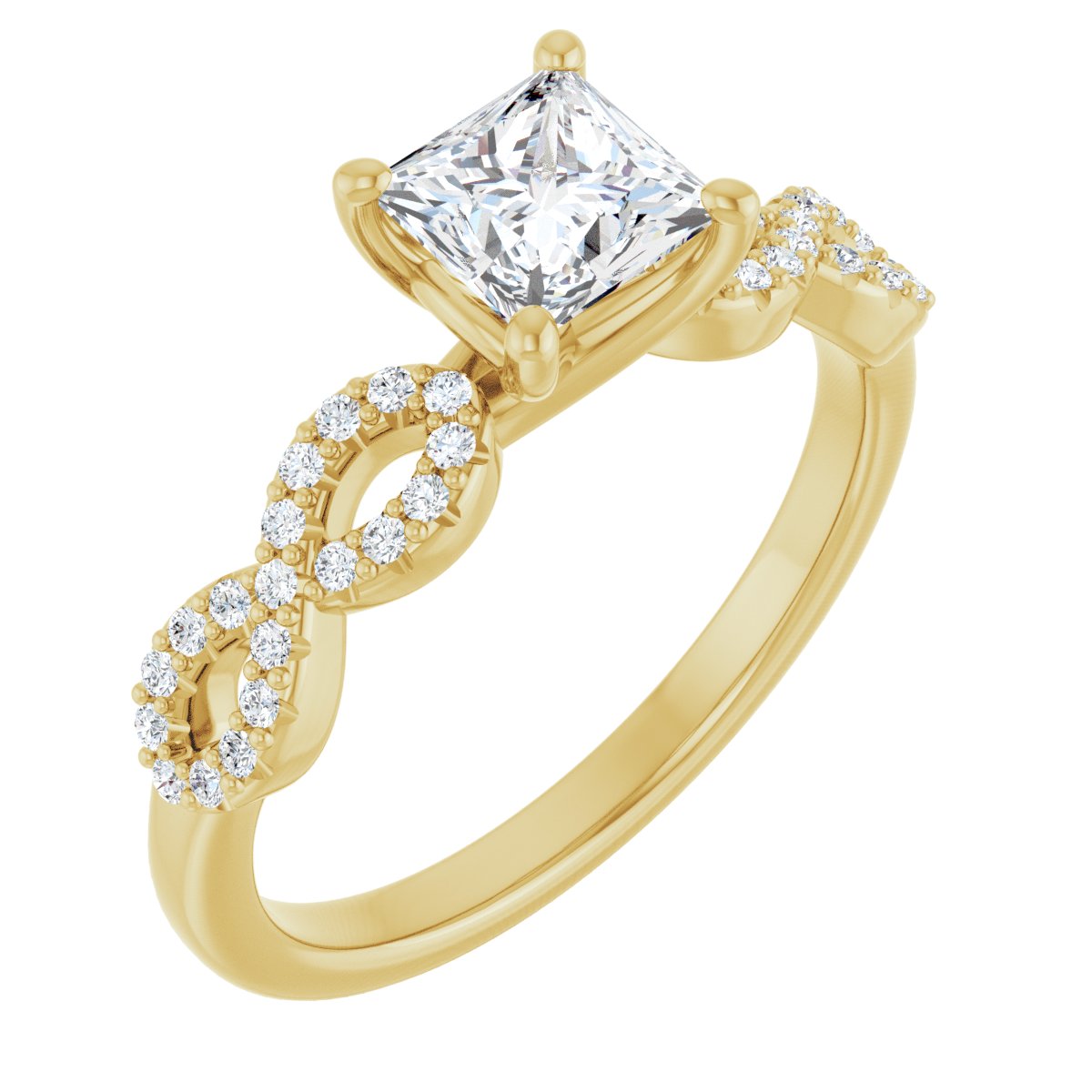 Accented Engagement Ring