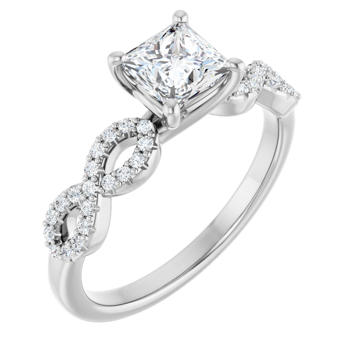 Accented Engagement Ring
