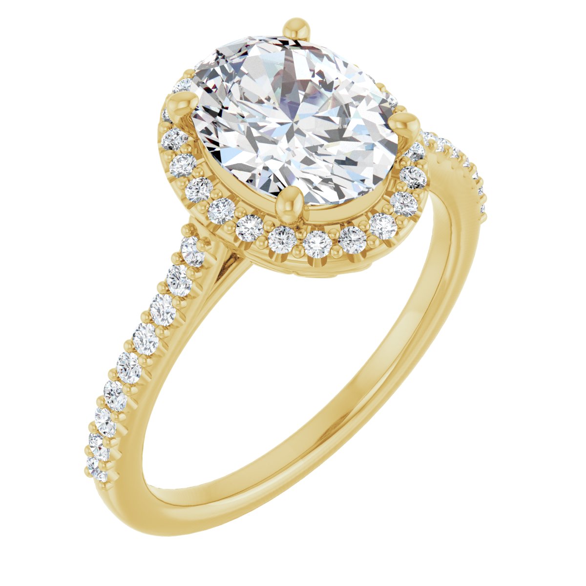 Halo-Style Engagement Ring