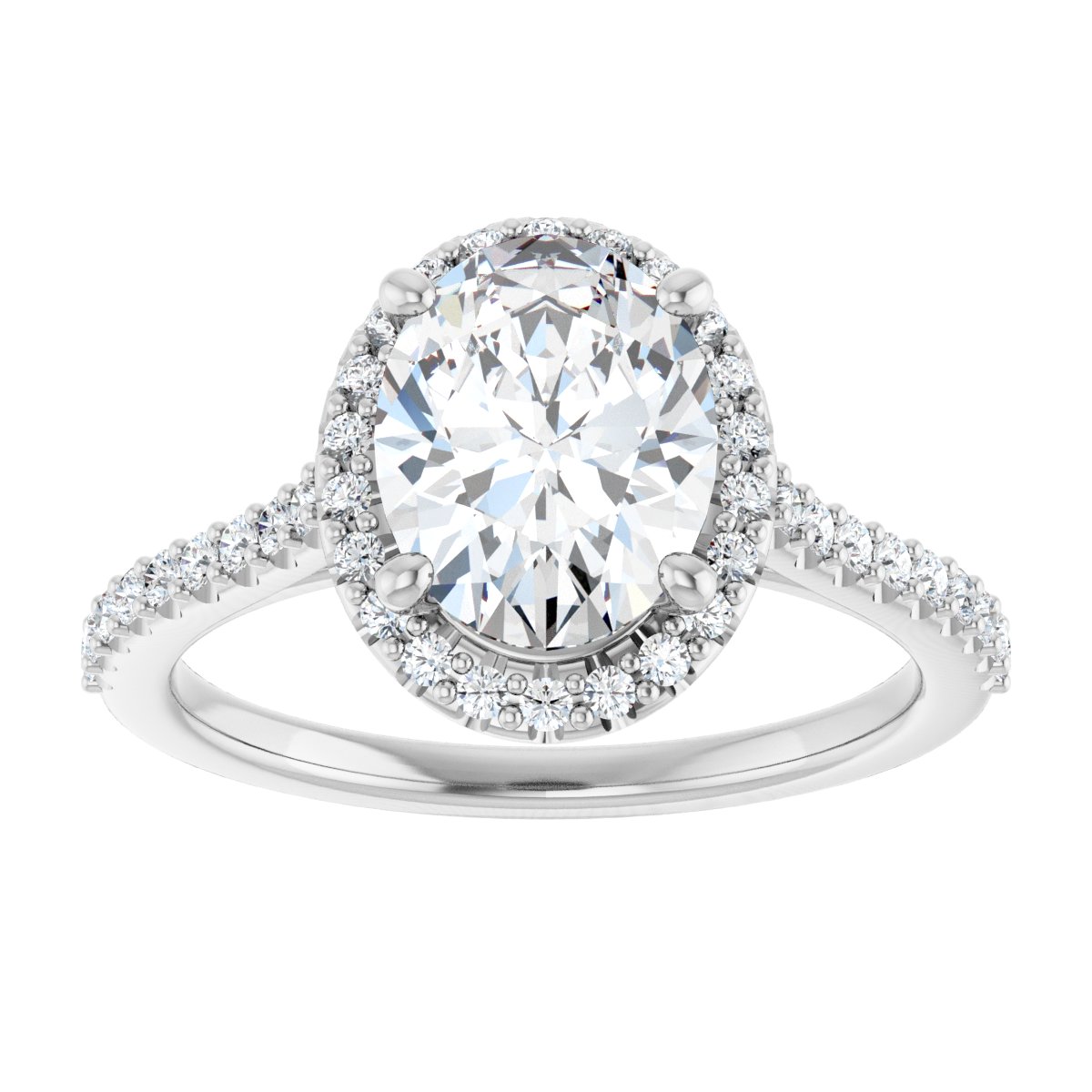 Halo-Style Engagement Ring