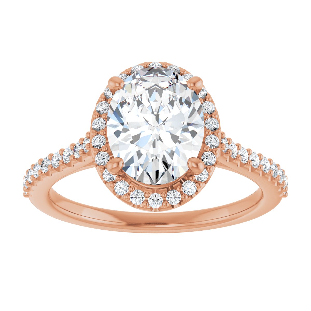 Halo-Style Engagement Ring