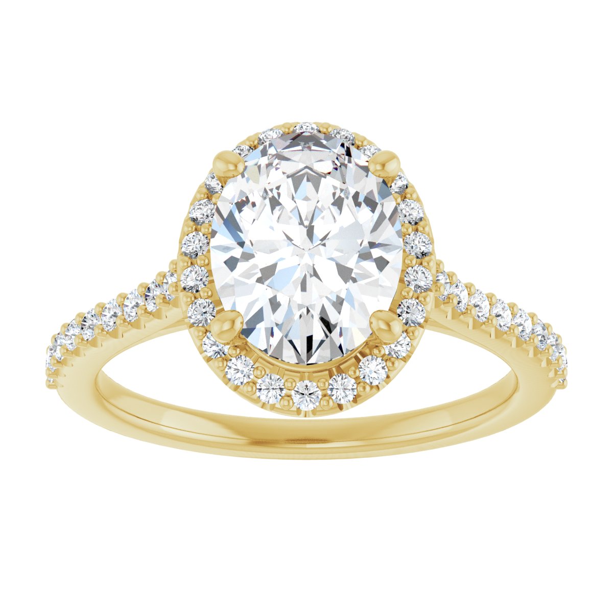 Halo-Style Engagement Ring