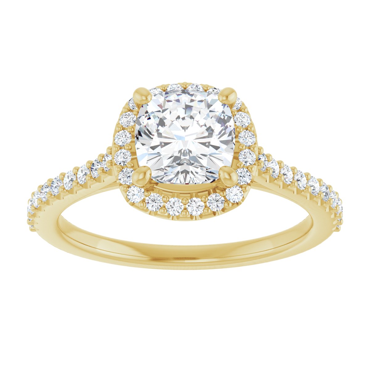 Halo-Style Engagement Ring