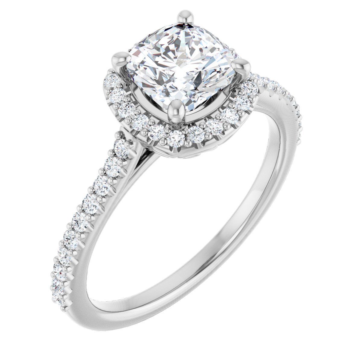 Halo-Style Engagement Ring