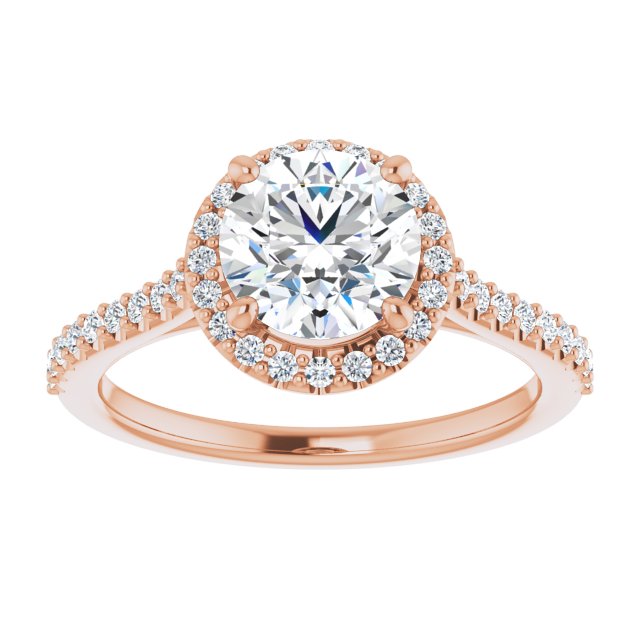 Halo-Style Engagement Ring