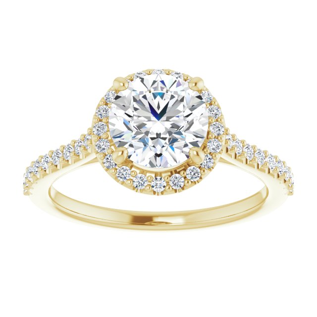Halo-Style Engagement Ring
