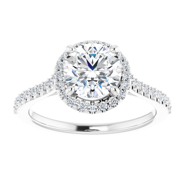 Halo-Style Engagement Ring