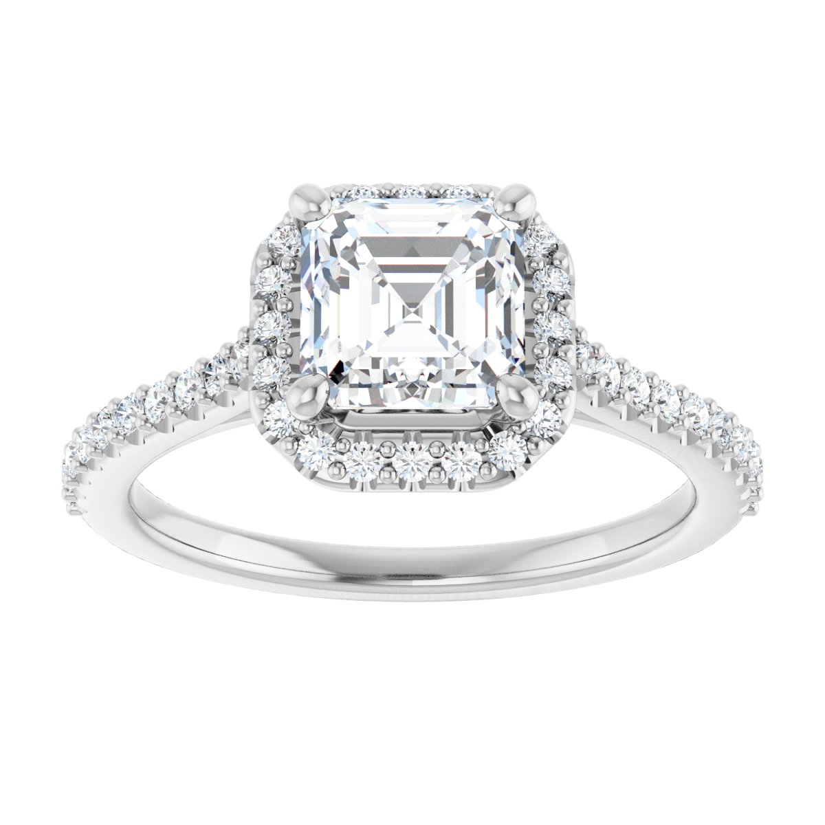 Halo-Style Engagement Ring