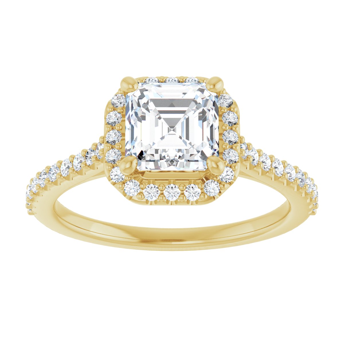 Halo-Style Engagement Ring