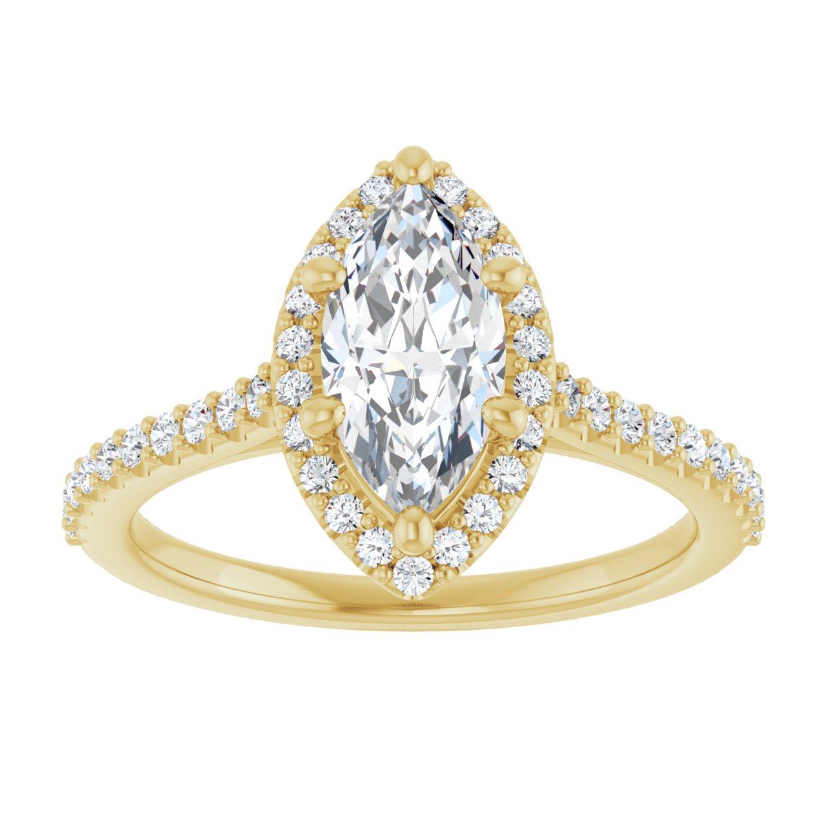 Halo-Style Engagement Ring