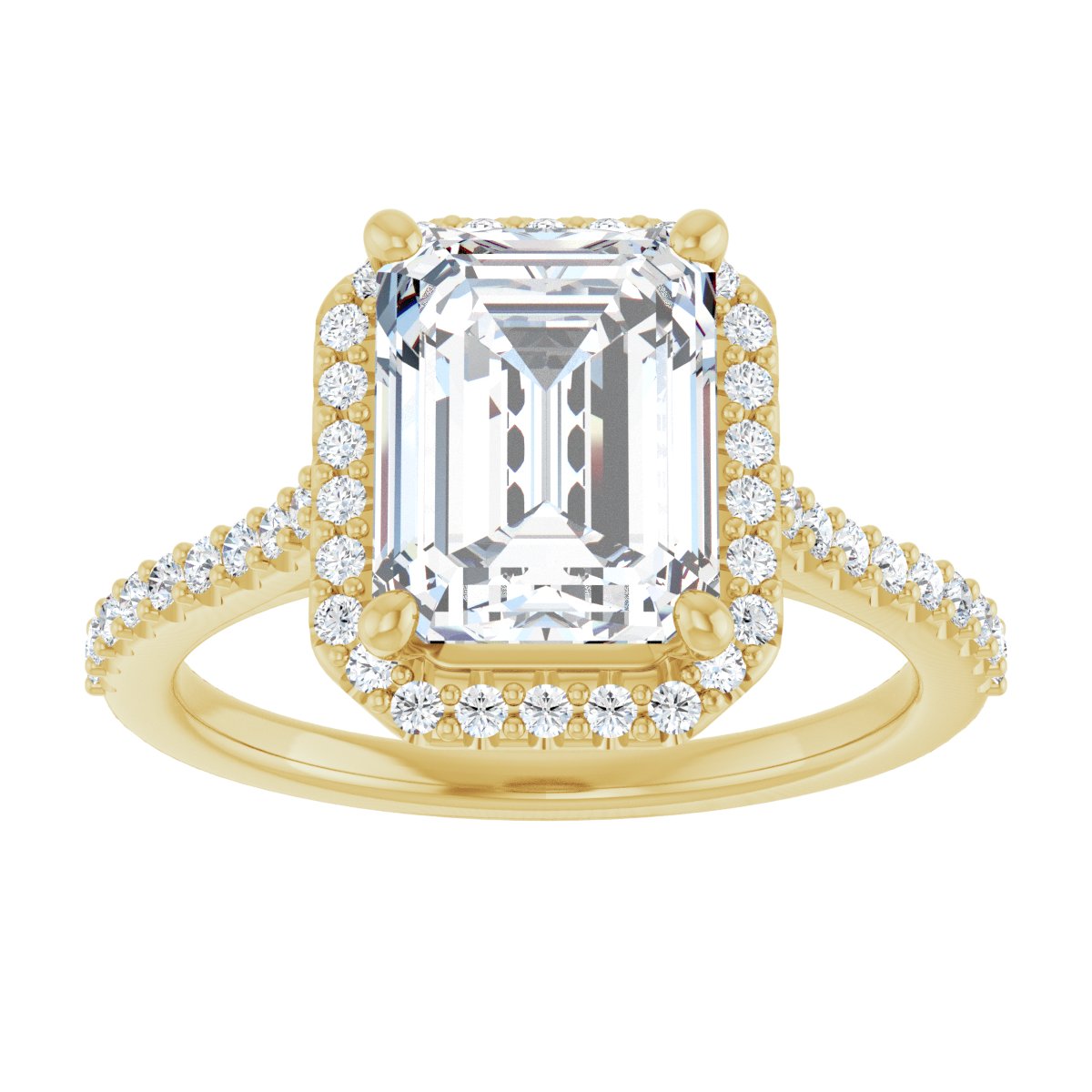 Halo-Style Engagement Ring