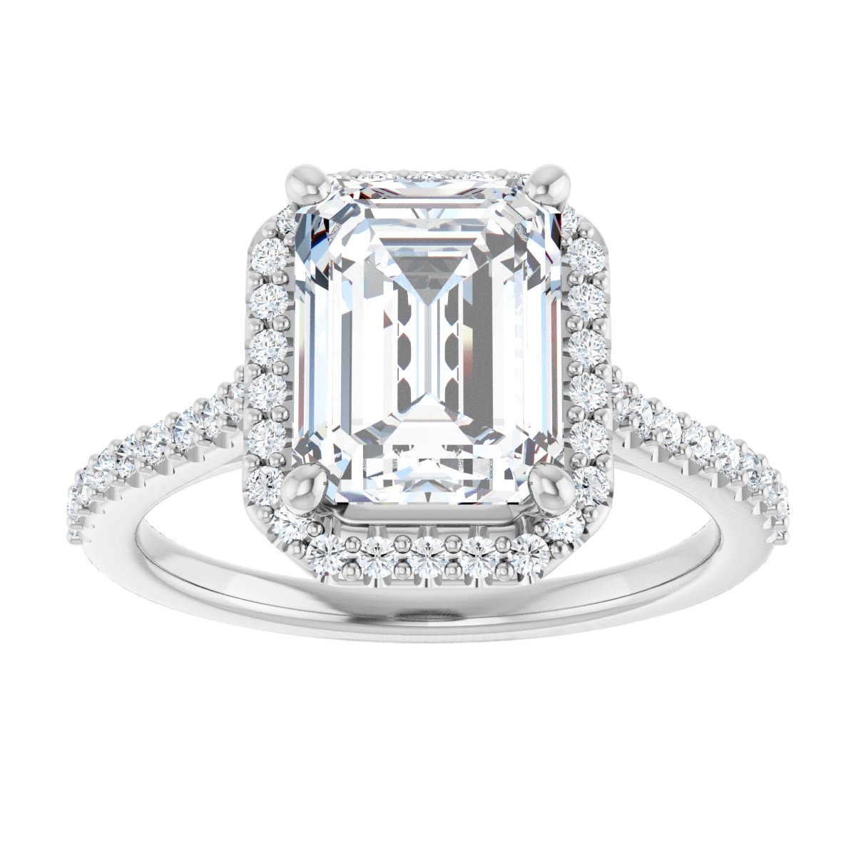 Halo-Style Engagement Ring