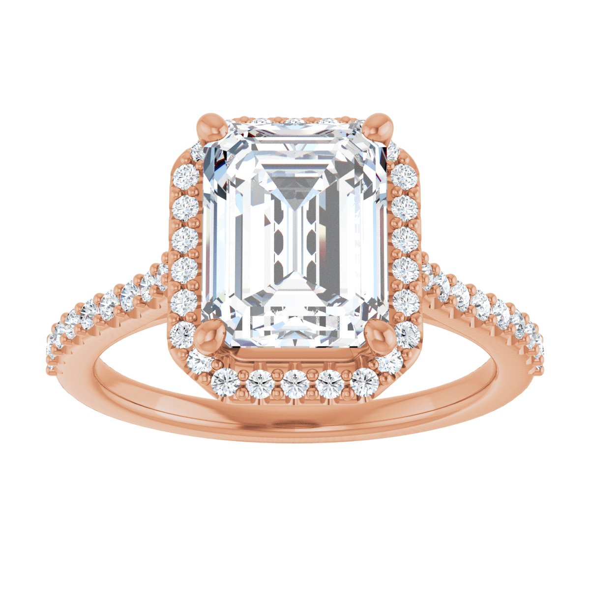 Halo-Style Engagement Ring