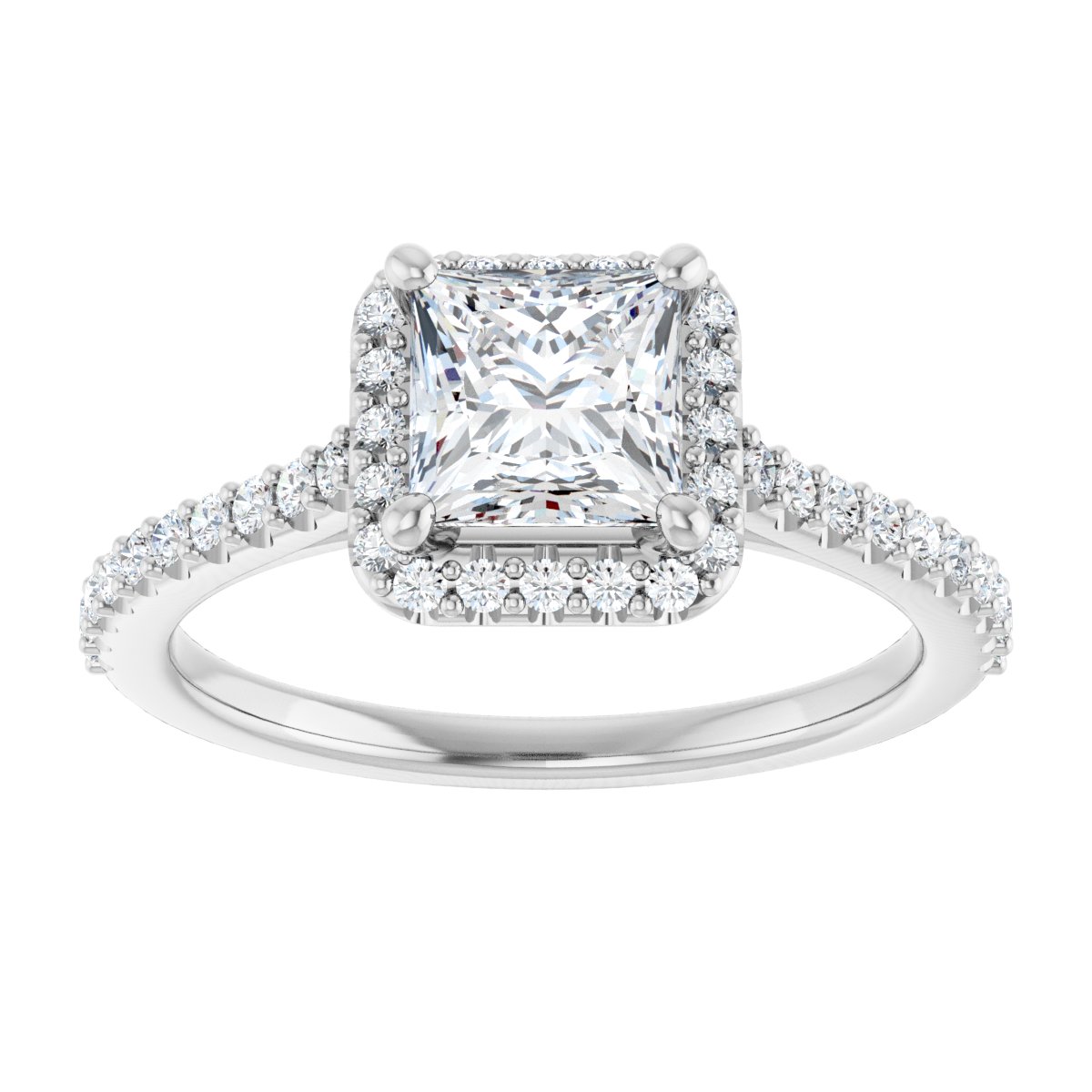 Halo-Style Engagement Ring