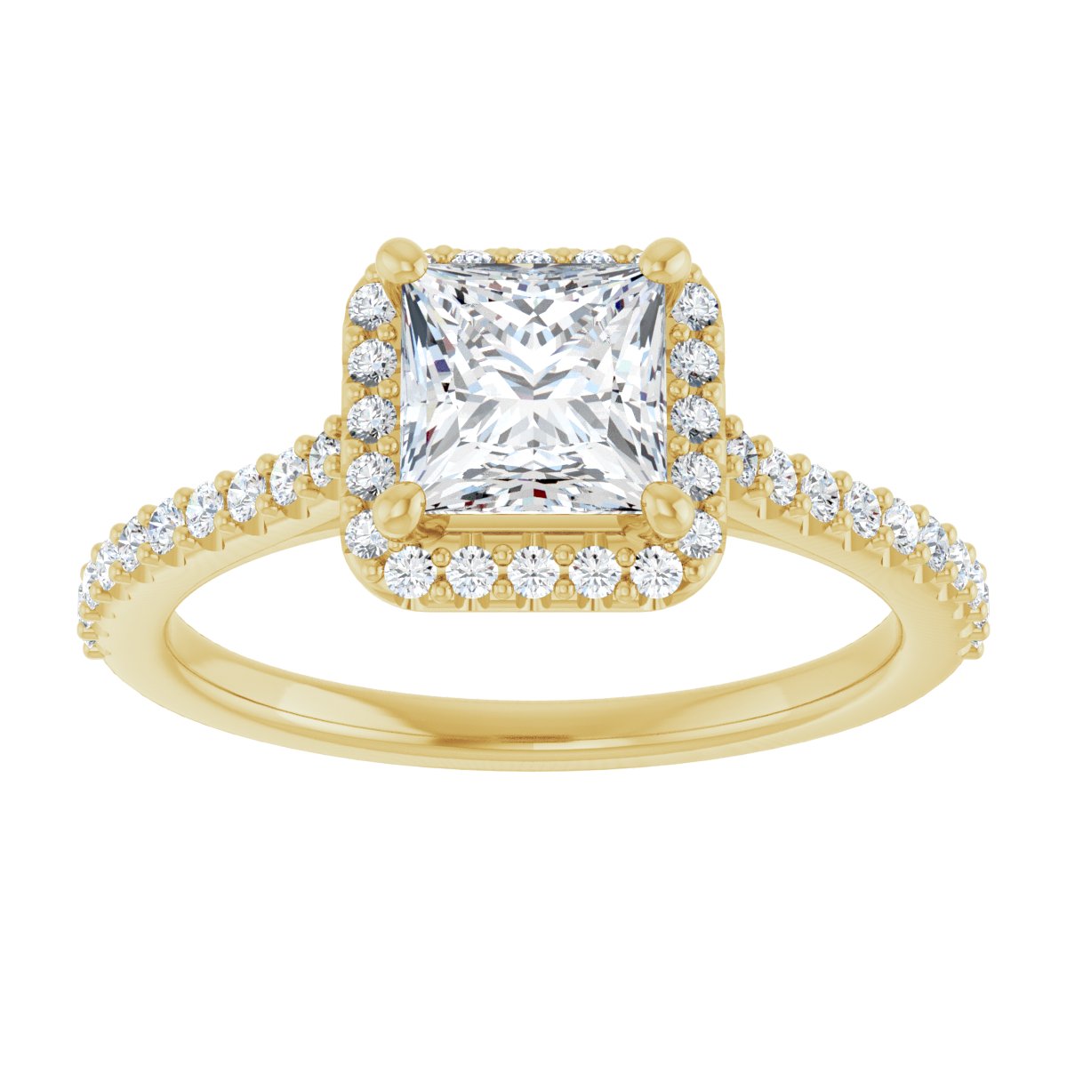 Halo-Style Engagement Ring