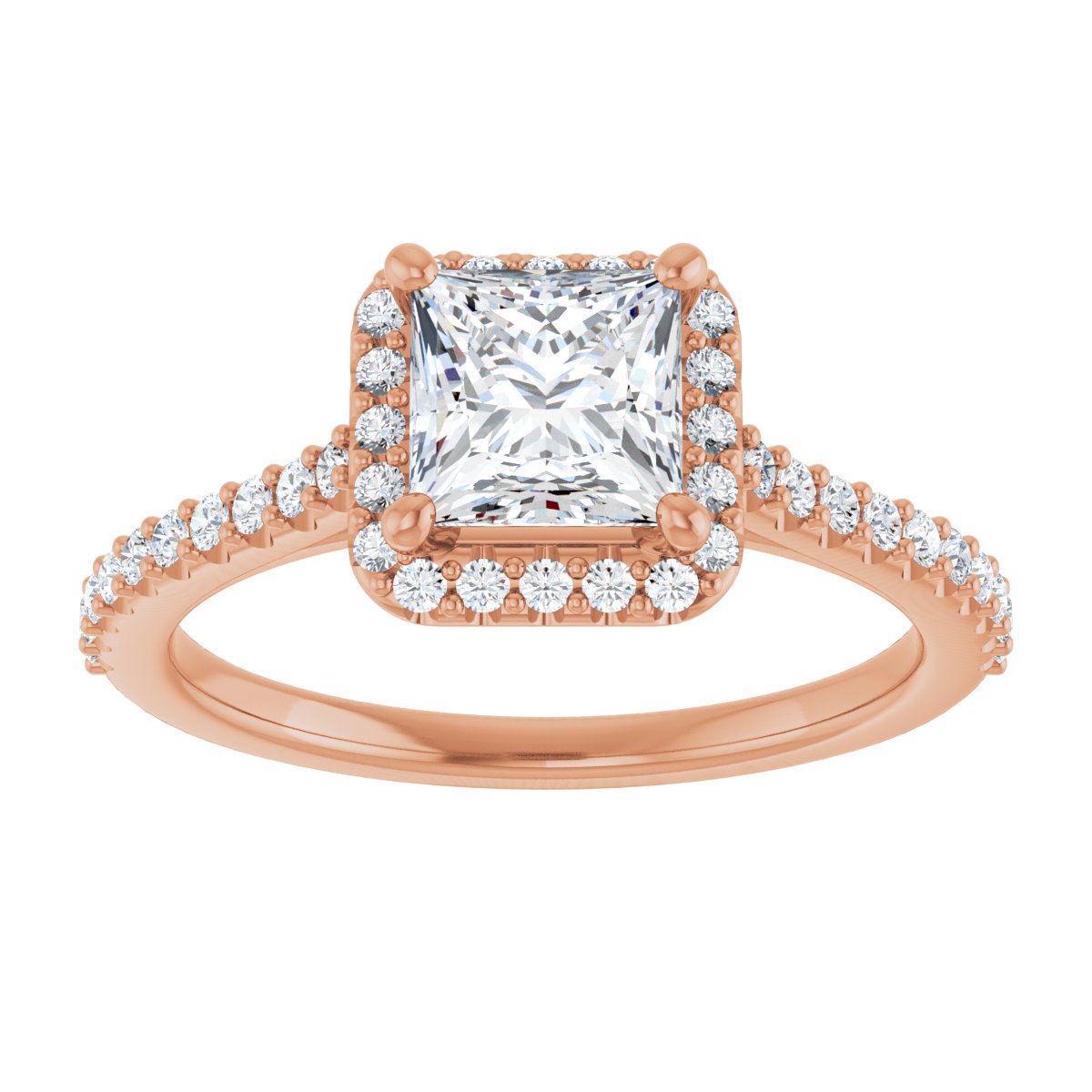 Halo-Style Engagement Ring