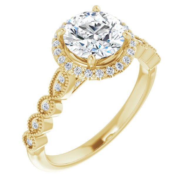 Halo-Style Engagement Ring