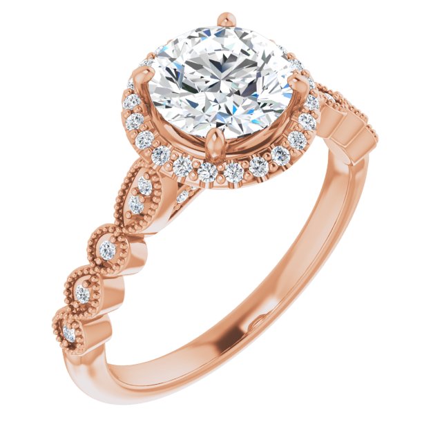 Halo-Style Engagement Ring