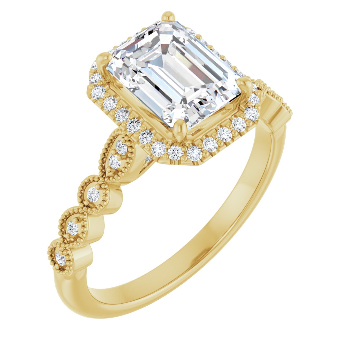 Halo-Style Engagement Ring