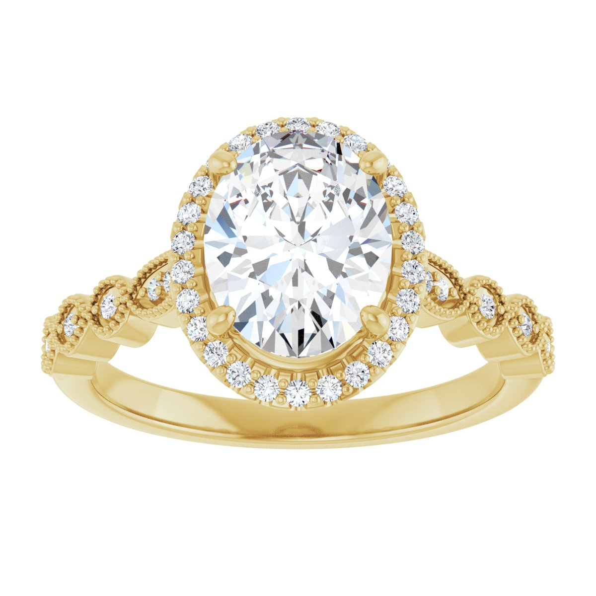 Halo-Style Engagement Ring