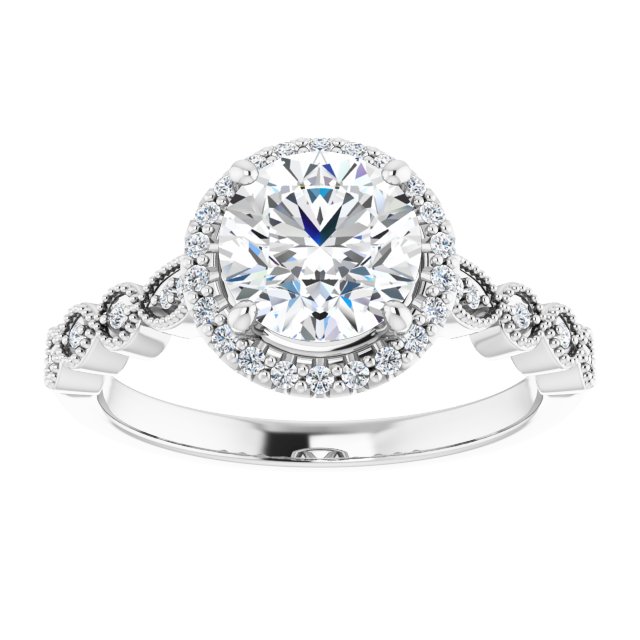 Halo-Style Engagement Ring