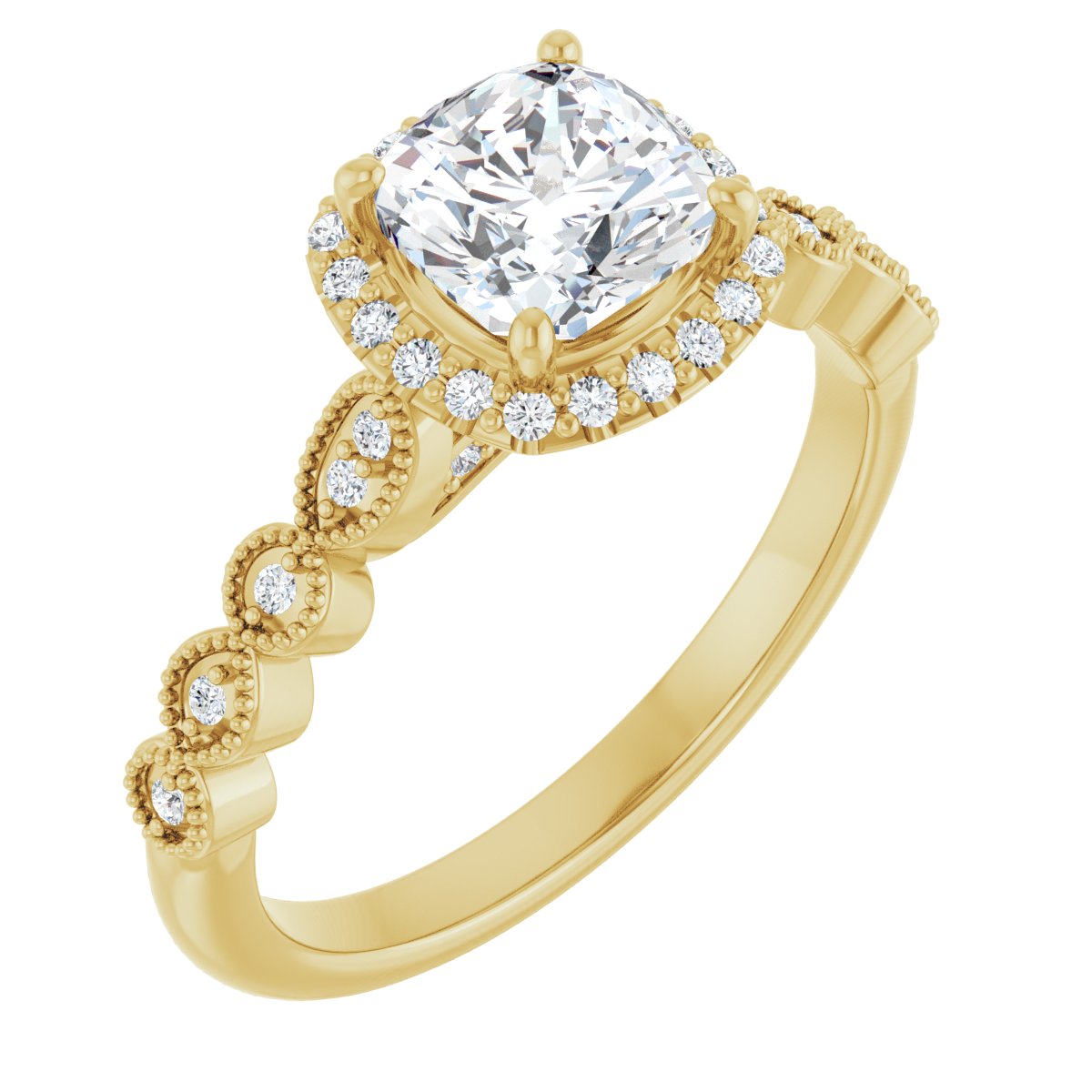 Halo-Style Engagement Ring