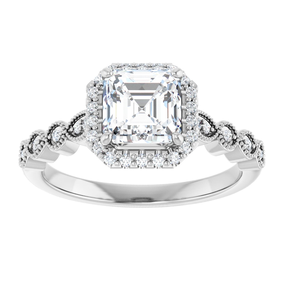 Halo-Style Engagement Ring