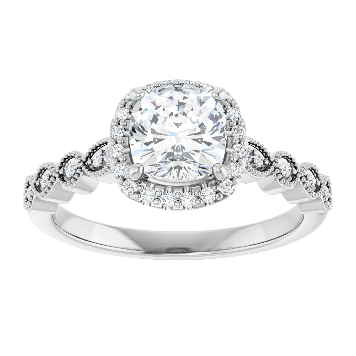 Halo-Style Engagement Ring