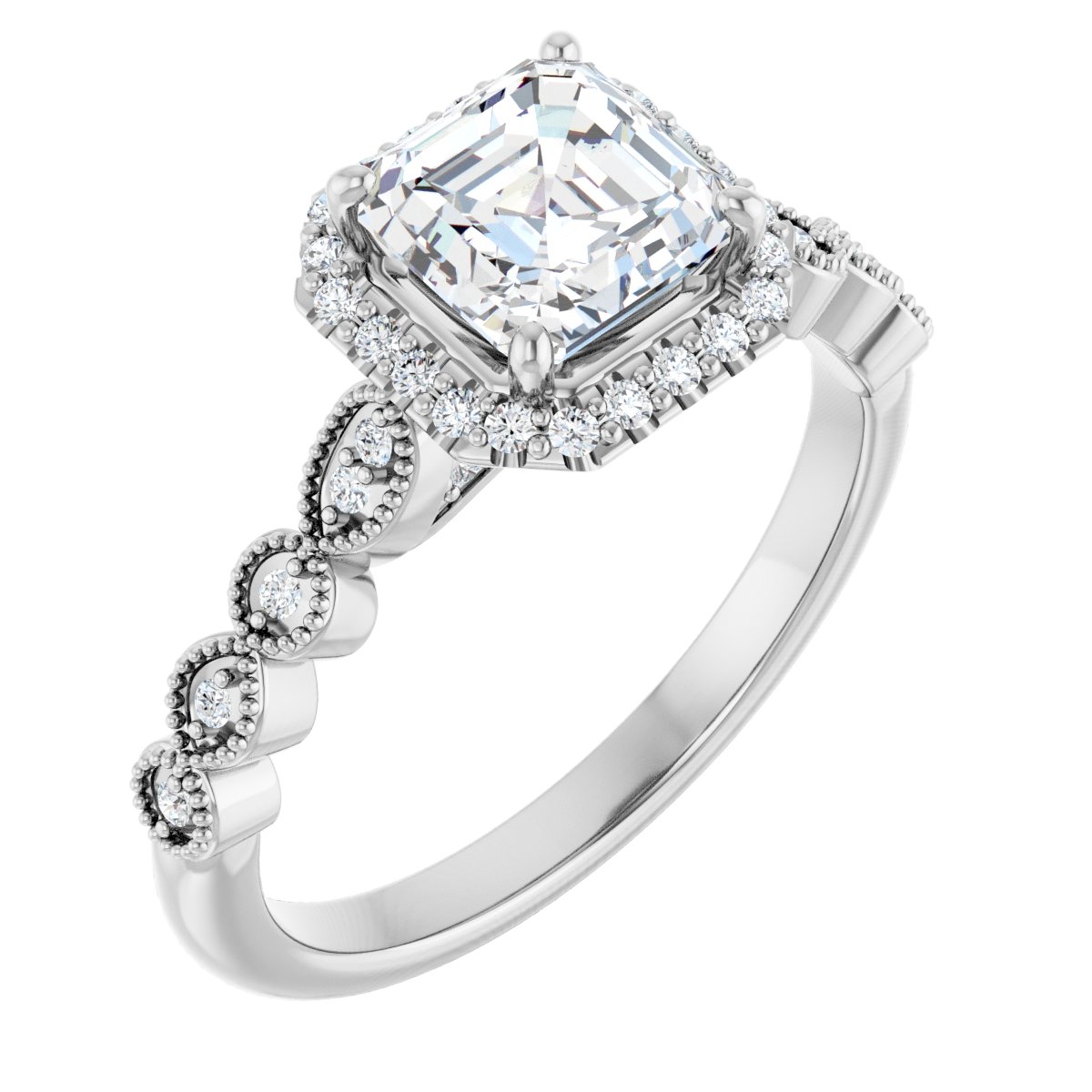 Halo-Style Engagement Ring