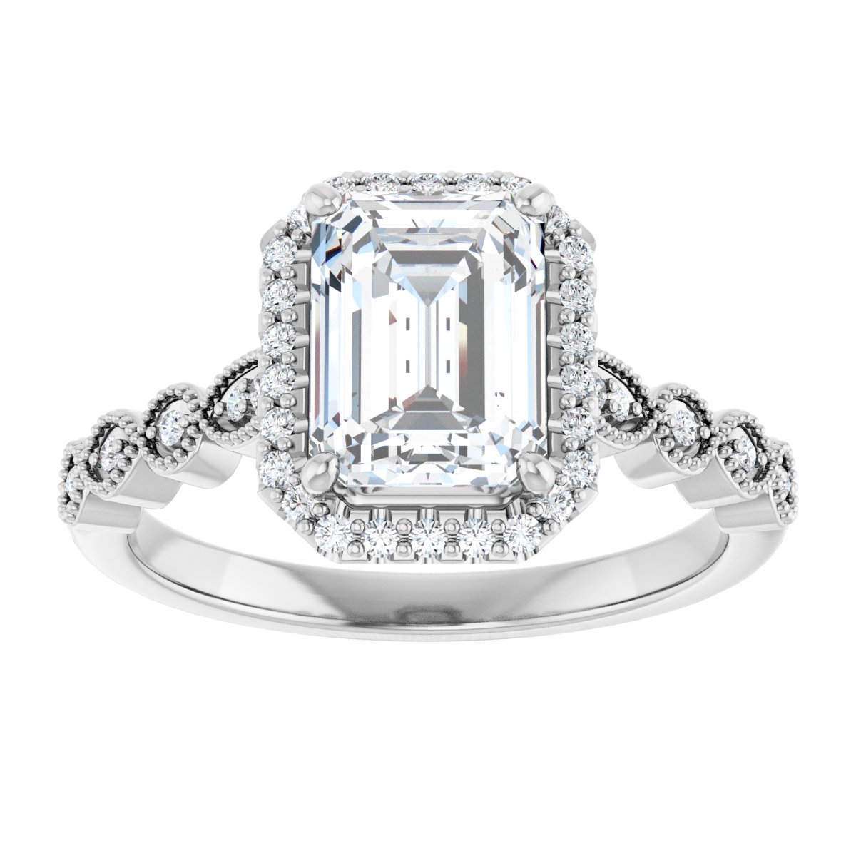 Halo-Style Engagement Ring