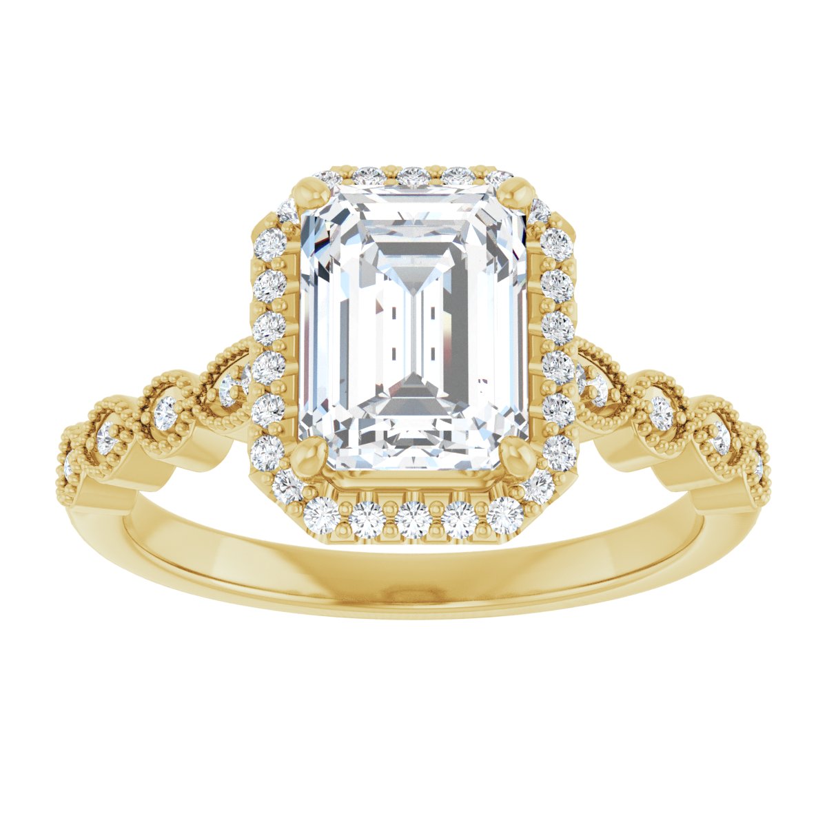 Halo-Style Engagement Ring